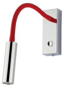 Nástěnné svítidlo LED Rocco, chrom Flexarm red