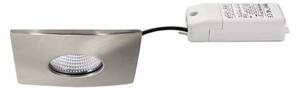 BRUMBERG Chooose LED downlight hranatý, nikl