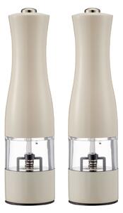 Silvercrest® Kitchen Tools Sada elektrických mlýnků na sůl a pepř, 2dílná, bílá (800009020)