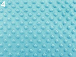 Minky s 3D puntíky SAN METRÁŽ - 17 (153) modrá pařížská
