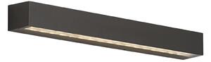 Průmyslové venkovní nástěnné svítidlo černé 55 cm vč. LED IP65 - Hannah