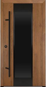 Vchodové dveře s ocelovým opláštěním FM Turen model DS28 blackline