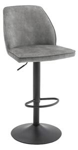Barová otočná židle OTTAWA šedá
