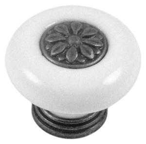 91063 - Knopka rustikální /porcelán