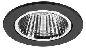 BRUMBERG Apollo Micro, broušený, kulatý, 4 000 K, černý