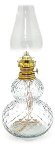 Floriánova huť Petrolejová lampa Káro křišťál