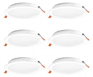 Osram - SADA 6x LED Podhledové svítidlo ESSENTIAL LED/18W/230V pr. 22 cm bílá