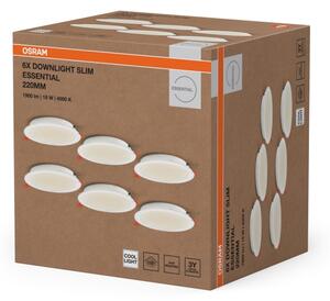 Osram - SADA 6x LED Podhledové svítidlo ESSENTIAL LED/18W/230V pr. 22 cm bílá