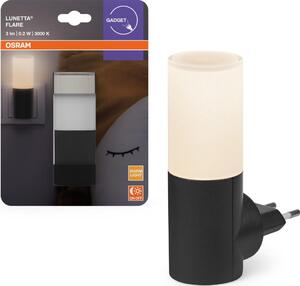 Osram - LED Noční světlo se senzorem soumraku LUNETTA LED/0,2W/230V černá
