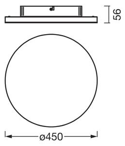 Osram - LED Panel přisazený PLANON LED/28W/230V 3000K pr. 45 cm bílá