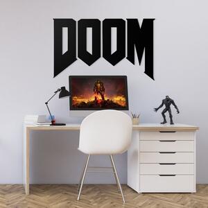 DUBLEZ | Nástěnné logo ze dřeva - DOOM