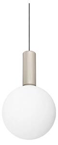 Ideal Lux - LED Lustr na lanku ODEON LED/8W/230V CRI 90 pr. 20 cm béžová/bílá
