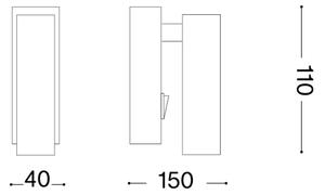 Ideal Lux - LED Nástěnné bodové svítidlo PAGE LED/3W/230V CRI 90 bílá