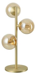 Ideal Lux - LED Stolní lampa PERLAGE 3xG9/3W/230V zlatá/kouřová béžová