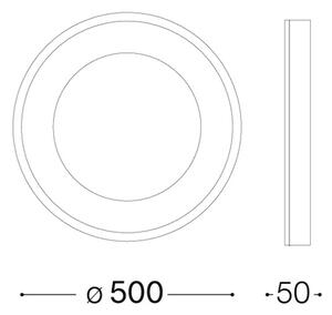 Ideal Lux - LED Stropní svítidlo PLANET LED/25W/230V CRI 90 pr. 50 cm bílá