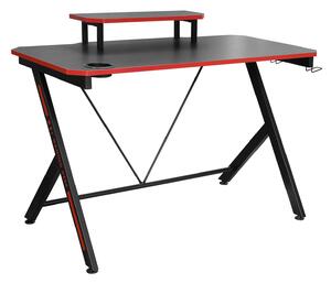 Herní stůl LAS VEGAS černá/červená