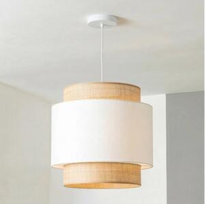 Brilagi - Lustr na lanku CERIA 1xE27/40W/230V pr. 30 cm béžová/bílá