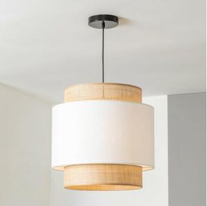 Brilagi - Lustr na lanku CERIA 1xE27/40W/230V pr. 30 cm černá/béžová/bílá