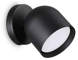 Ideal Lux nástěnné svítidlo Dodo černé 1-light kovové Ø 8,5 cm