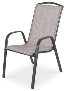 Zahradní židle MANDY béžová/černá