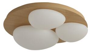 Brilagi - LED Stropní svítidlo VISBY WOOD LED/36W/230V pr. 50 cm hnědá
