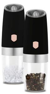 Mlýnek na pepř a sůl gravitační sada 2 ks Black Rose Collection