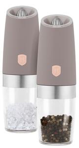 Mlýnek na pepř a sůl gravitační sada 2 ks Taupe Collection