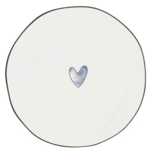 Keramický talířek Iris Blue Heart Ø 13 cm