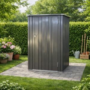 Zahradní domek BestBerg BBSH-001G / 0,93 m² / 90 x 160 x 103 cm / šedá