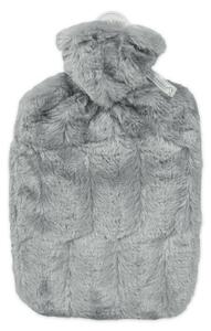 Termofor Hugo Frosch Classic s umělou kožešinou 1,8 l, šedá