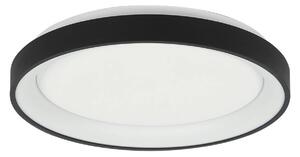Stropní svítidlo Ringlede LED, černé, výška 6 cm, Ø 28 cm