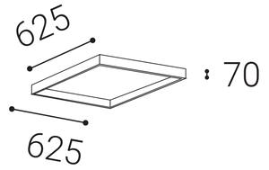 Stropné svietidlo Lena/Nela 62 Surface Kit
