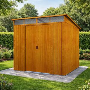 Zahradní domek BestBerg ZD-808RW / 5,6 m² / 236 × 238 × 203 cm / dekor dřeva