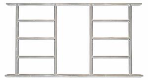 Základna BBSH-B2 pro zahradní domek BestBerg BBSH-608 / 142 x 242 cm / ocel / stříbrná