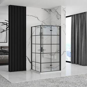Sprchová kabina Rea Molier Black Double 90x110