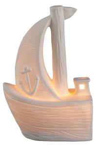 LIVARNO home Porcelánová LED dekorace (loď) (100374422004)