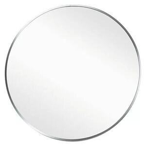 Kulaté zrcadlo na stěnu Levi Ø 80 cm / sklo / kov / stříbrná