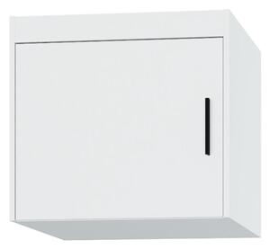 Šatní skříň ELENA 1D 3S + nástavec | 59,9 cm | UNI dvířka | bílá