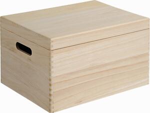 Kesper 69601 Úložný box s výklopným víkem borovice 39 x 29 x 23 cm, L