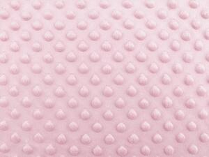 Minky s 3D puntíky - 6 (12-1310) růžová sv