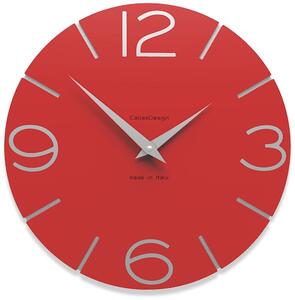 Hodiny CalleaDesign 10-005-64 30 cm světle červená