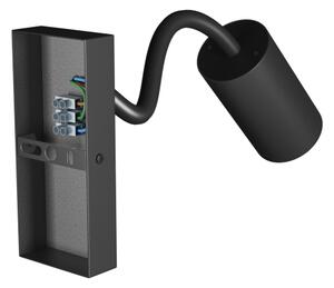 Nástěnné bodové svítidlo SQUALLA VARIOSA 1xGU10/10W/230V černá