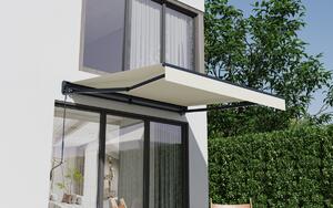 Elektrická markýza s LED osvětlením BestBerg BBSU-EL295BG / 295 x 250 cm / béžová