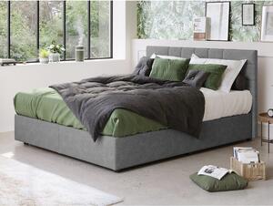 Čalouněná postel NALA včetně topperu plocha spaní 140x200