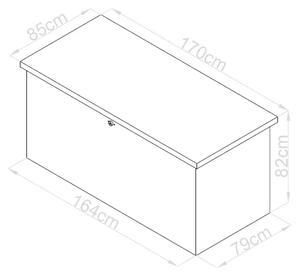Zahradní úložný prostor Max F 1072l