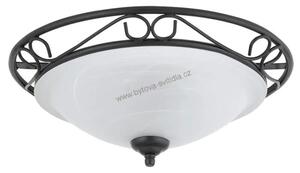 Rabalux 3722 ATHEN - Rustikální stropní lustr + Dárek 2x LED žárovka, Ø 37cm (Rustikální lustr vhodný například do chalupy)