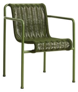HAY Zahradní židle Palissade Cord Dining Armchair, Olive