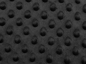 Minky s 3D puntíky METRÁŽ - 33 (12) černá