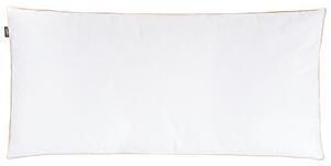 3komorový polštář na spaní ETNA Nízká Kachní peří a chmýří 40 x 80 cm Bílá