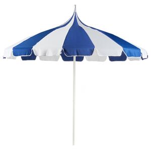 Slunečník 245 cm MINOA Bílá/Modrá